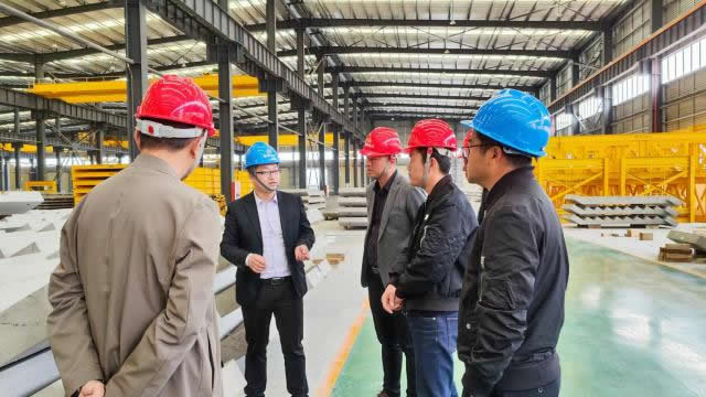 吉安市市政工程公司、吉安市萬家房地產開發公司參觀學習裝配式建筑工藝